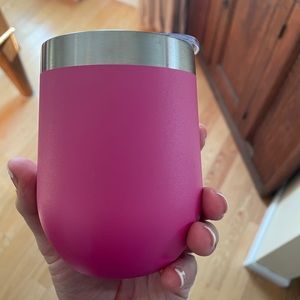 Hot pink zak wine cup - used once